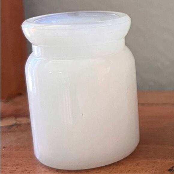 Vintage Mini Milk‎ Cream Bottle Opaque Milk Glass - Picture 1 of 4